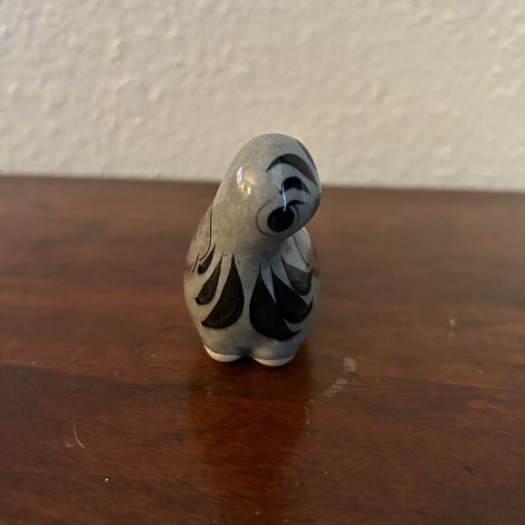 Vintage Tonala Ceramic Mexican Bird Hand Painted Beautiful Figurine Folk Art - Picture 2 of 7